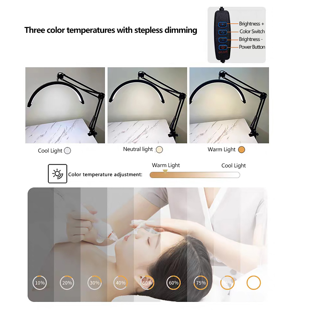 ไฟเสริมแบบหนีบ สำหรับใช้บนโต๊ะ - Beauty No Makeup บทวิจารณ์และราคา